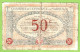 FRANCE / CHAMBRE De COMMERCE / MARSEILLE / 50 CENTIMES / 1917 / N° 57178 / SERIE C - R - Handelskammer