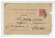 Espagne - Entier Postal 10 Centimos De HAVERIG ?? à Destination De TORTOSA 1891 - 1850-1931