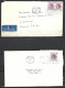HONG KONG. 4 Enveloppes Ayant Circulé. Elizabeth II Selon Type De 1954-60. - Lettres & Documents