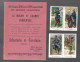 GF467 - VIGNETTES CAFES BARMAN TOULON - INFANTERIE ET CAVALERIE FRANCAISE - Vignettes Militaires