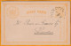 1894 - QV - GOVERNMENT OF BRITISH NORTH BORNEO - 1 Penny Postcard Stationery From SANDAKAN To The City (Malaysia Today) - Borneo Del Nord (...-1963)