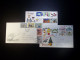 Great Britain - FDC - 1979 - 1980 - 1981 - 3 Envelopes  - Christmas  - With Insert. Cancellation Southend-on Sea - Essex - 1971-1980 Decimale  Uitgaven