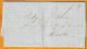 1852 - Dynastie De Mehemet Ali - Lettre De 3 P En Italien D'ALEXANDRIE, Egypte Vers MALTA, Malte, GB   محمد على باشا - Préphilatélie