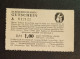 WW II ESTONIA LATVIA LITHUANIA RUSSIA COUPON FOR IRON MATERIALS OSTLAND RM 1.00 KLEINEISENWAREN GUTSCHEIN, Series A ! - Tweede Wereldoorlog