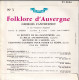 GEORGES CANTOURNET (FOLKLORE D'AUVERGNE N° 3) - EP FR  - LE BONNET DE MA GRAND'MERE + 3 - World Music