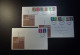 Great Britain - FDC - 1980 - 3 Envelopes - New Definitive Values  - With Insert - Cancellation Southend-on Sea - Essex - 1971-1980 Em. Décimales