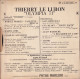 THIERRY LE LURON - FR SG - OLYMPIA 71 - Comiques, Cabaret