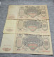 100 Rubles 1910 Of The Russian Tsarist Empire In A Lot Of 3 Pieces - Russland