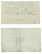 2 Oude Documenten Uitnodiging Schuttersgilde Ledeberg Gent 1839 Nieuwe Confrator Schieten Der Koningsvogel Eedaflegging? - Manuscritos