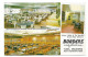 Postcard USA OK Oklahoma Tulsa Bordens Cafeterias Diners Advertising Unposted 1960s ? - Tulsa