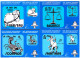 HOROSCOPE - SIGNES DU ZODIAQUE - 12 CARTES AUTOCOLLANTES 10x15cm - TB - Astrologie