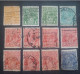 AUSTRALIA 1913 KANGOROO + KING GEORGE V + STOCK LOT MIX 33 SCANNERS MANY STAMPS FRAGMANT PERFIN - Collezioni