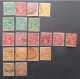 AUSTRALIA 1913 KANGOROO + KING GEORGE V + STOCK LOT MIX 33 SCANNERS MANY STAMPS FRAGMANT PERFIN - Colecciones