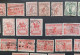 Delcampe - AUSTRALIA 1913 KANGOROO + KING GEORGE V + STOCK LOT MIX 33 SCANNERS MANY STAMPS FRAGMANT PERFIN - Collections