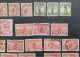 Delcampe - AUSTRALIA 1913 KANGOROO + KING GEORGE V + STOCK LOT MIX 33 SCANNERS MANY STAMPS FRAGMANT PERFIN - Colecciones