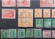 Delcampe - AUSTRALIA 1913 KANGOROO + KING GEORGE V + STOCK LOT MIX 33 SCANNERS MANY STAMPS FRAGMANT PERFIN - Collections