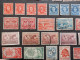 Delcampe - AUSTRALIA 1913 KANGOROO + KING GEORGE V + STOCK LOT MIX 33 SCANNERS MANY STAMPS FRAGMANT PERFIN - Collections