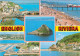 1 AK England * English Riviera Mit Thatcher Rock Und Den Städten Brixham, Torquay, Paignton Und Babbacombe * - Torquay