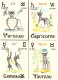 CHAT HOROSCOPE - SIGNES DU ZODIAQUE - 12 CARTES 10x15cm - DESSINS DE COLETTE DESMAISON - TB - Astrología