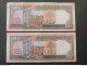 BANKNOTE LEBANON لبنان LIBAN 1988 500 LIVRES NOT UNCIRCULATED ERROR VERTICAL SLIDING OF COLOR - Lebanon