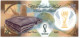 Qatar 22 Riyals FIFA World Cup Commemorative Polymer  P-39 UNC - Qatar