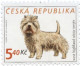 ** 296-9 Czech Republic Dogs 2001 - Unused Stamps