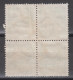TAIWAN 1950 - Not Issued China Postage Stamps Surcharged BLOCK OF 4 - Usati