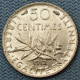 France • 50 Centimes 1912 • SUP / AUNC • Semeuse • [24-502] - 50 Centimes