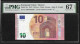 Greece  "Y" 10  EURO Superb GEM UNC! Draghi Signature!!  "Y" PMG 67EPQ (Exceptional Paper Quality)   Printer  Y006A1! - 10 Euro
