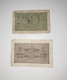 Lot De Deux Billets Allemands - Andere & Zonder Classificatie