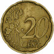 Italie, 20 Euro Cent, 2002, Or Nordique, TTB - Italie