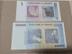 Billetes Zimbabwe, 10000000000 Billones De Dólares Y Dolar, Serie AA Y AE, Año 2008 Y 7, UNC - Simbabwe