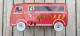 Lot. Camion De Pompiers Peugeot. Fourgonnette De Gendarmerie Citroën. Combi Volkswagen Woodstock. Métal. Modèle Déposé - Voitures