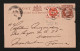 GRANDE-BRETAGNE Rare Timbre Perforé Sur Un Entier Postal Obl. London 11/03/1895, SUPERBE - Perfins