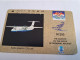 INDONESIA MAGNETIC/TAMURA  125  UNITS /  AIRPLANE/ N 250        MAGNETIC   CARD    **16437** - Indonesia