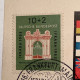 Mi-Nr. 171-172 IFRABA 1953 FDC Internationale Frankfurt Briefmarkenaustellung (RFA Bund BRD Architecture Communication - Storia Postale