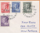 FDC  Du LUXEMBOURG  1965    Avec  4  Valeurs  50c  1.F  3.F  6.F Pour ESCH-ALZETTE - FDC