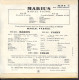 MARCEL PAGNOL - MARIUS LA PARTIE DE CARTES + 2 - Soundtracks, Film Music