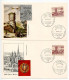 Germany, West 1962 3 FDCs Scott 848 Mainz 2000th Anniversary - 1961-1970