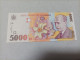 Billete Rumania 5000 Lei, Año 1998, Nº Bajisimo, UNC - Roumanie