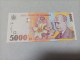Billete Rumania 5000 Lei, Año 1998, Nº Bajisimo, UNC - Romania
