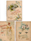 Lot De 3 Calendriers "K & F" - 1898, 1899 Et 1901 (taille Fermé : 10 Cm X 13 Cm) - Petit Format : ...-1900