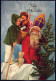 +++ CPSM - ST NICOLAS - Enfant - Fille - Jouets - Poupée - Ours En Peluche - Toy  // - Saint-Nicholas Day
