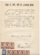 1920. KINGDOM OF SHS,ZEMUN REGIONAL COURT,CONTRACT,POSTAL STAMP AS REVENUE,CHAIN BREAKERS,VERIGARI - Brieven En Documenten