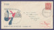 New Zealand 4s Arms 1953 KLM Christchurch Air Race Return Flight Cover - Postal Fiscal Stamps