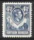 NORTHERN RHODESIA...KING GEORGE VI..(1936-52..)......4 & HALFd........SG37.......MH... - Rodesia Del Norte (...-1963)