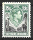 NORTHERN RHODESIA...KING GEORGE VI..(1936-52..)......2/6........SG41.....TONED........MH... - Rhodesia Del Nord (...-1963)