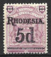 RHODESIA...KING EDWARD VII...(1901-10..)......SG114........(CAT VAL.£17..).......MH... - Rhodésie Du Sud (...-1964)