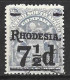 RHODESIA...KING EDWARD VII...(1901-10..).........SG116a..........VFU... - Southern Rhodesia (...-1964)