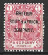 RHODESIA...QUEEN VICTORIA...(1837-01.)......." 1896..".....1d......SG59.......MH.... - Rhodésie Du Sud (...-1964)